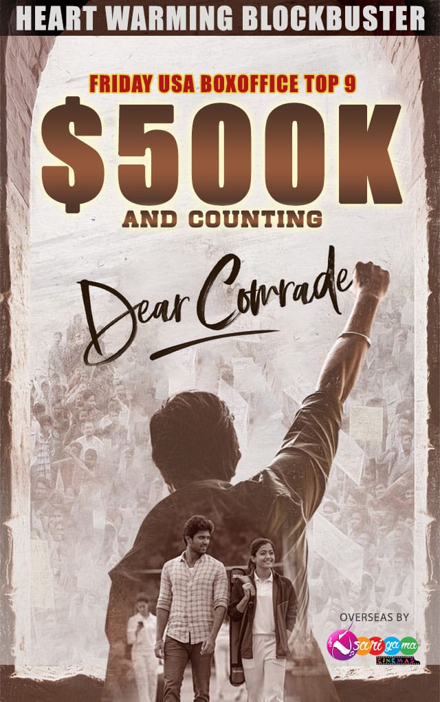 Comrade mints Half Million $ Mark in USA