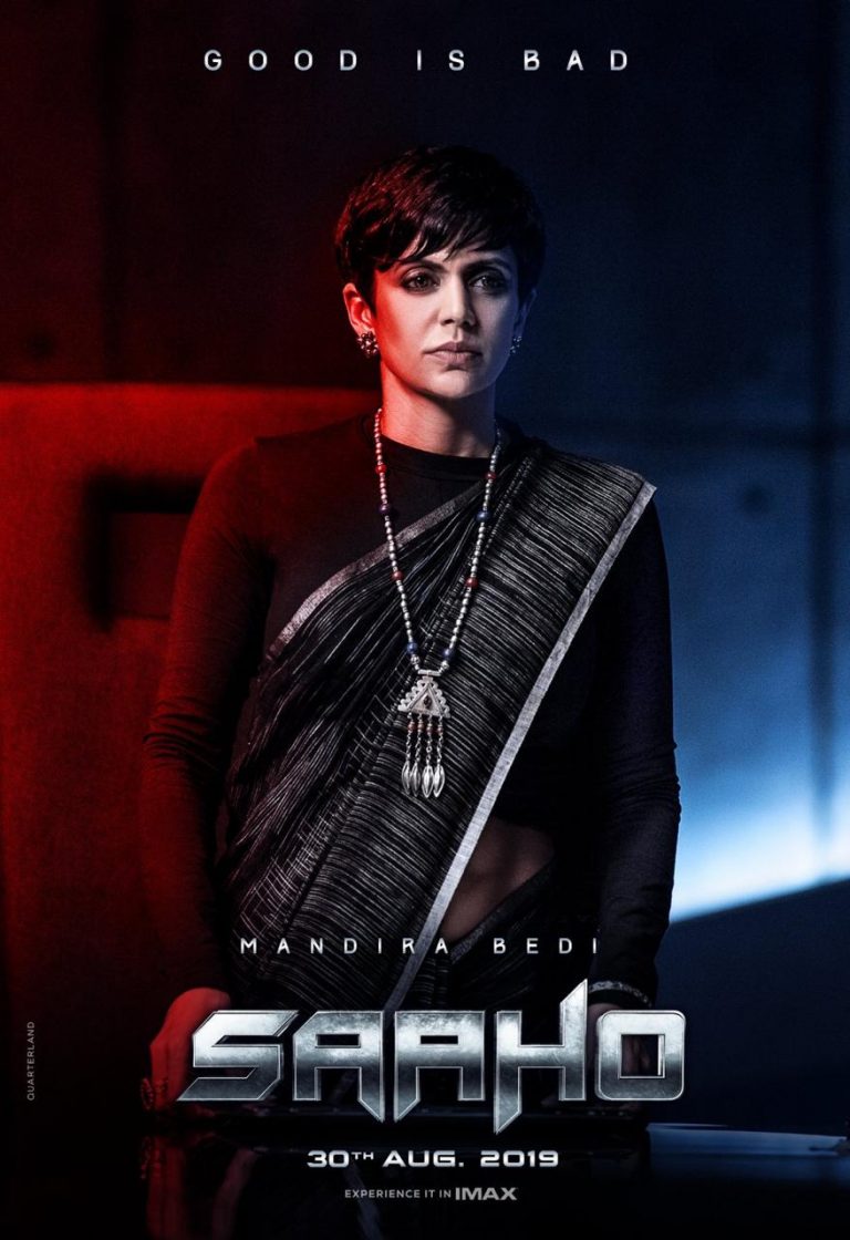 Here comes our next character poster featuring mandybedi as Kalki from Saaho