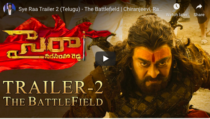 Here’s the SyeRaa Trailer2.