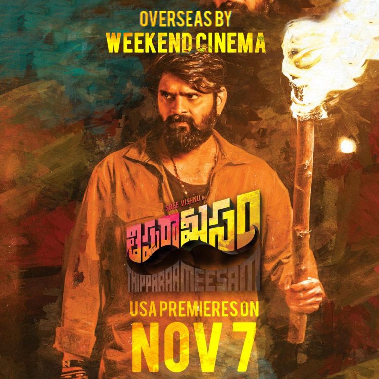 Thipparaa Meesam Overseas Release by Weekend Cinema. USA Premieres on November 7th