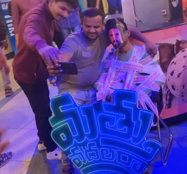 Mathu Vadalara team in Prasads Multiplex