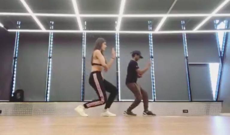 Nidhi Agerwal in Dance mood