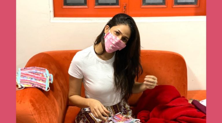 Lavanya Tripathi produces masks at Redtri