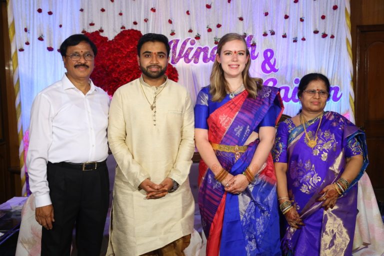 Producer Soma Vijay Prakash’s Son Soma Vineeth & Caitlin’s Wedding