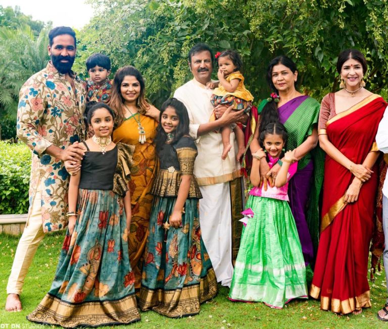 Manchu Family GaneshChaturthi celebrations.