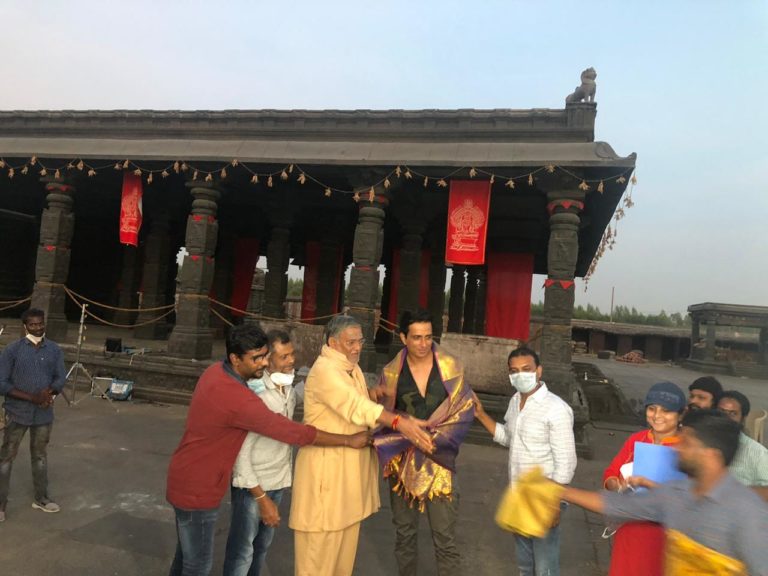 Tanikella Bharani & siva koratala felicitated Sonu Sood