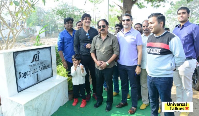 జూబ్లీహిల్స్ సొసైటీ పార్క్ కు ఫౌండేషన్ స్టోన్ వేసిన నాగార్జున..