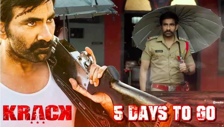 5 Days to go. MASS Bonanza Krack in theatres from Jan 9th
