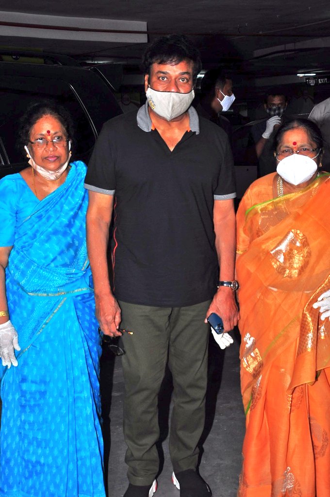 Mega family watched PawanKalyan’s blockbuster movie