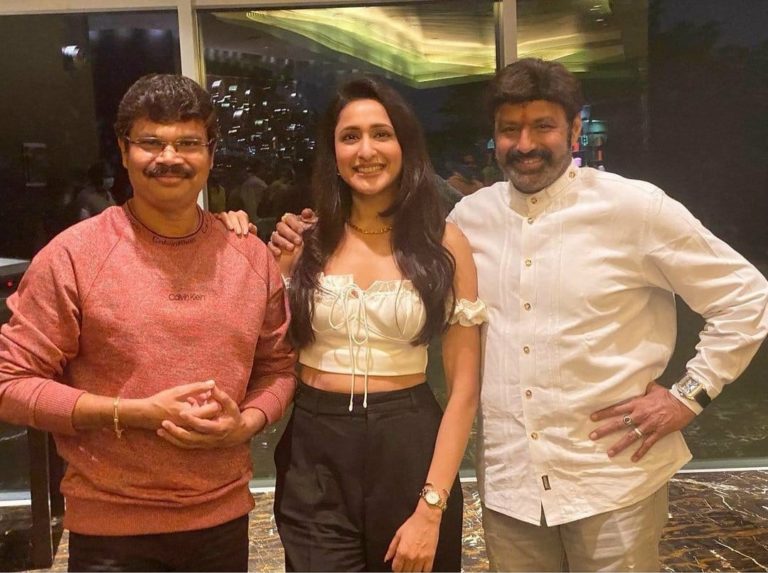 Akhanda Team party pics