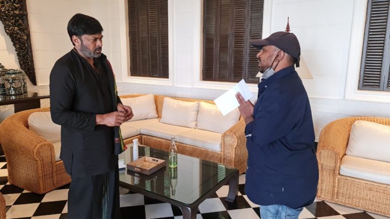 Chiranjeevi donates Rs 3 Lakhs for Shiva Shankar treatment