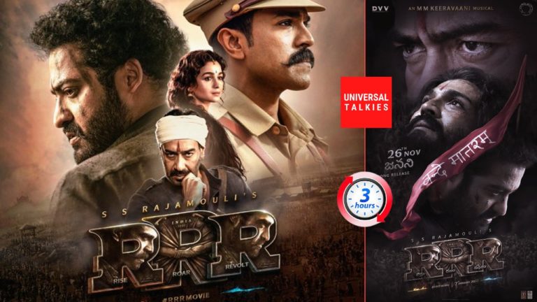 Here is the 3 hour run time of RRR