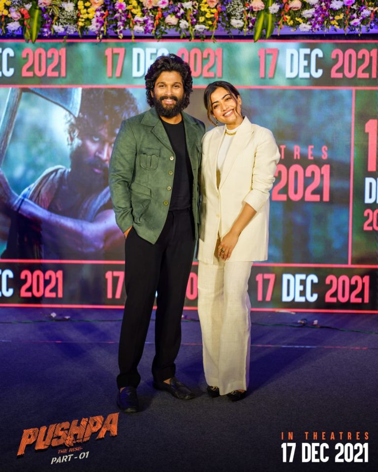 Pushpa TheRise promotional interview Pics