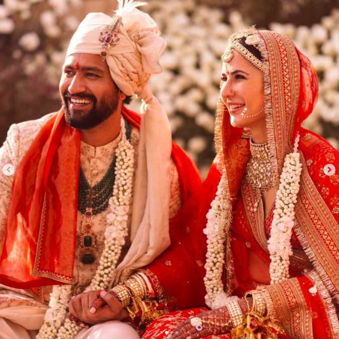 wedding official pic of Katrina Kaif and Vicky Kaushal out