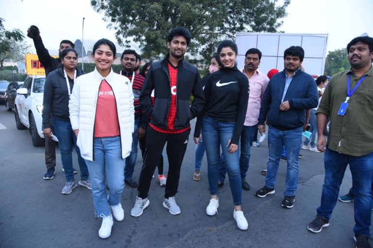 Team Shyam Singha Roy Participated in Airtel Hyderabad Marathon2021