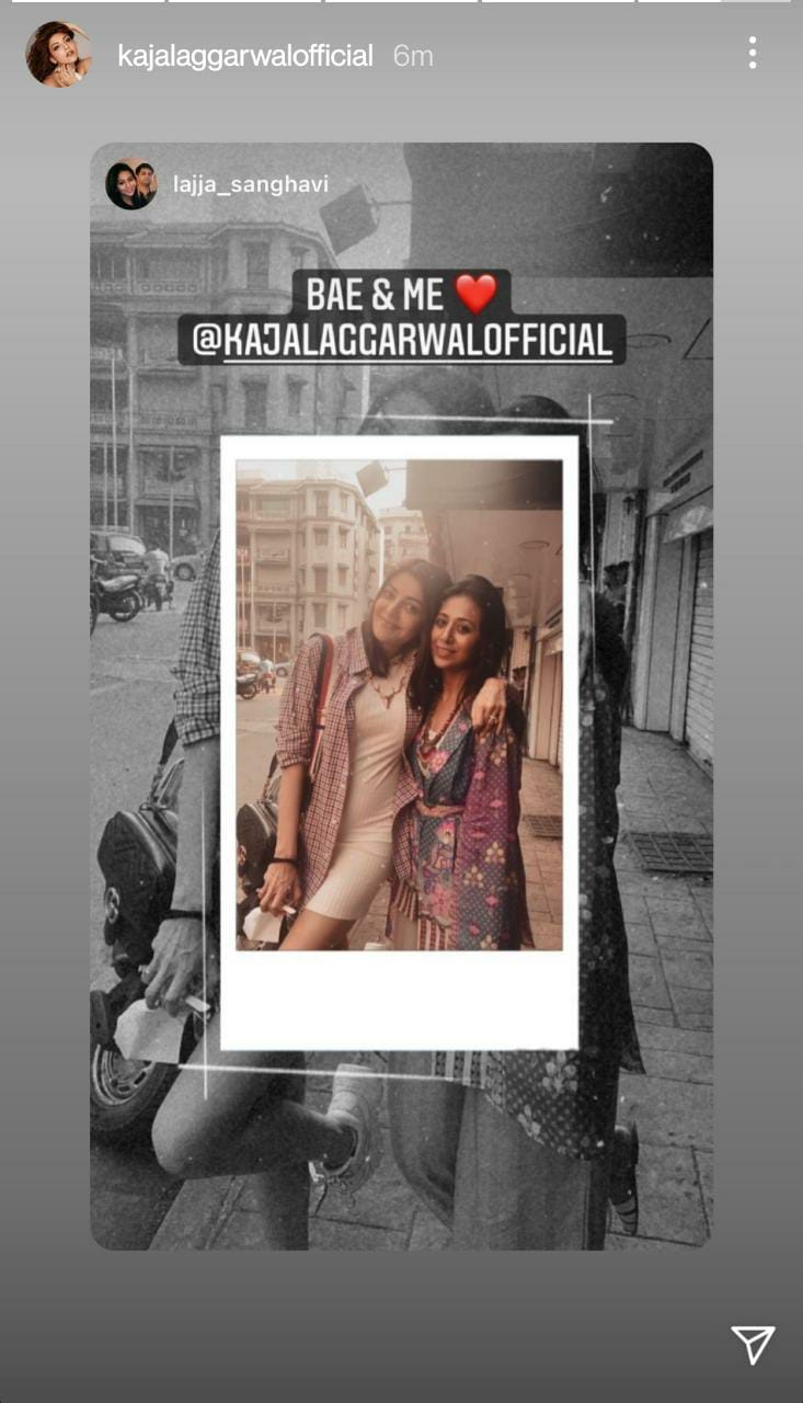 Kajal Aggarwal spotted with Baby bump