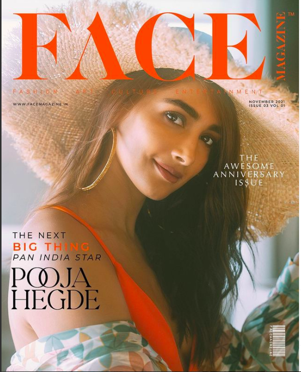 Pooja Hegde FACE onThe 2nd Anniversary Issue
