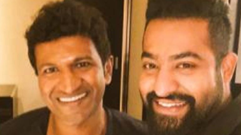 Jr NTR sings Puneeth Rajkumar song