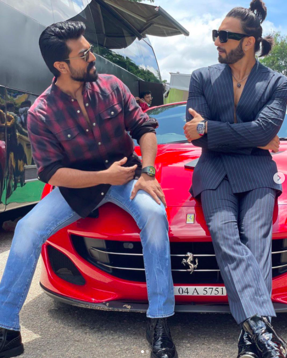 Ram Charan biryani treat to Ranveer Singh