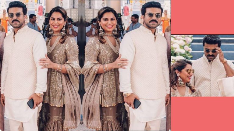 Ram Charan bhangra dance with Upasana