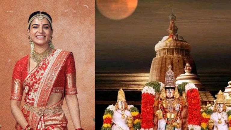 Samantha visits Tirumala