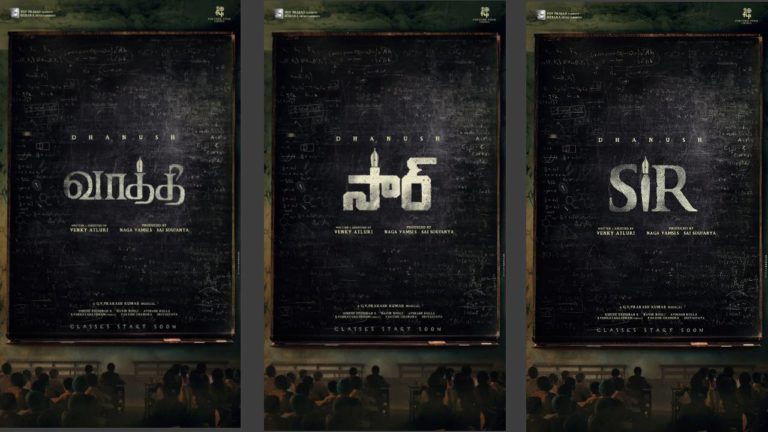 Dhanush announces first Telugu movie title