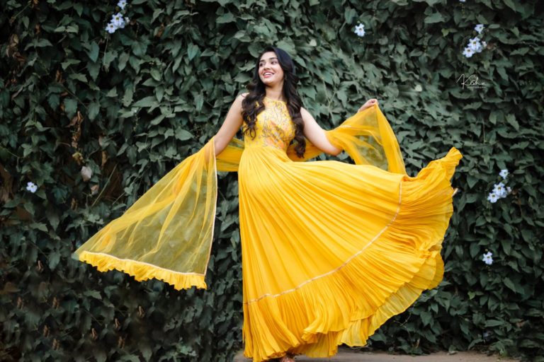 Krithi Shetty Looks Radient In Yellow