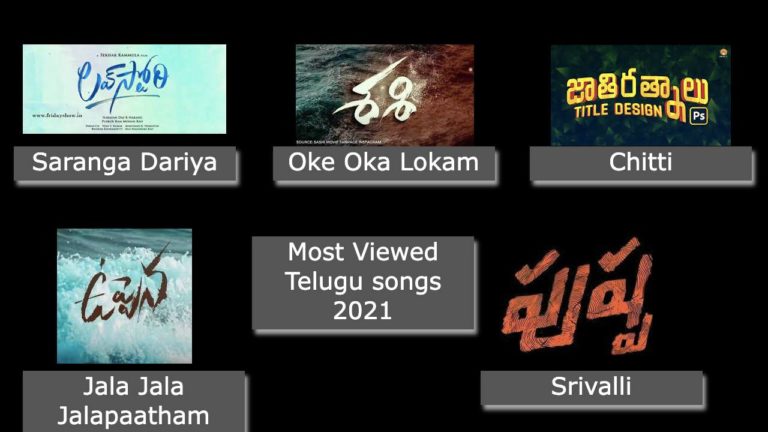 Top 5 most viewed Telugu songs of 2021
