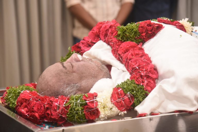 Ramesh Babu Last journey pics