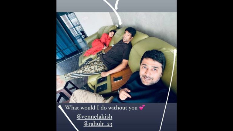 Samantha with Rahul Ravindran! What’s cooking?