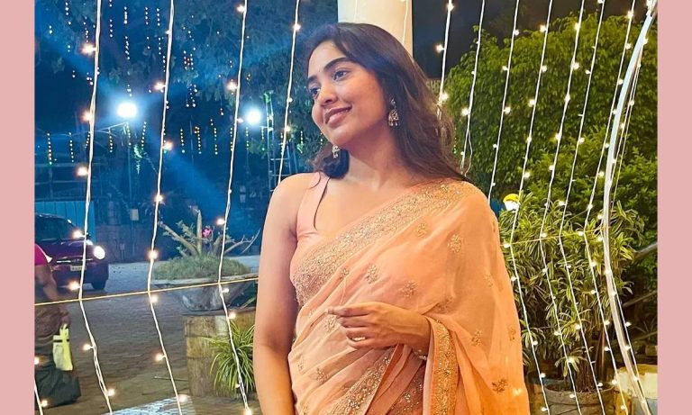 Shivathmika back in saree.