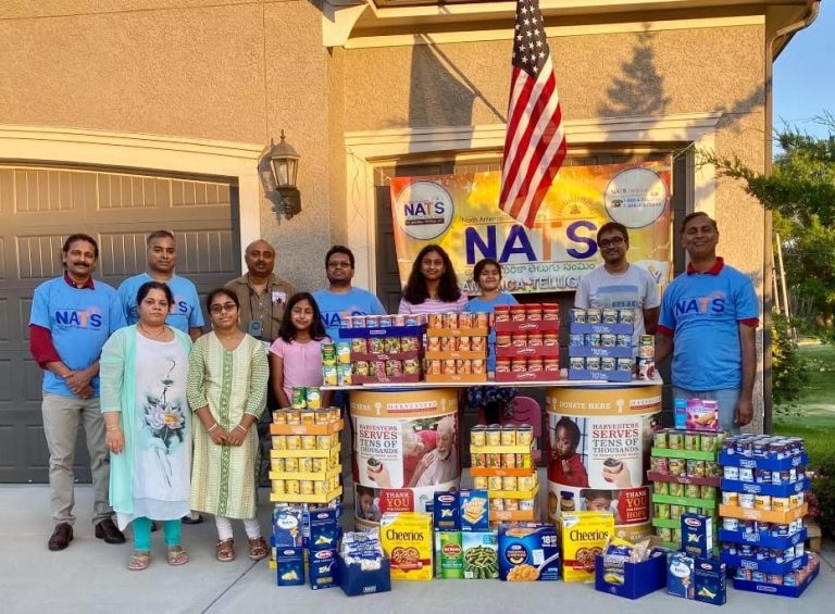 కాన్సస్‌లో నాట్స్ ఫుడ్ డ్రైవ్..