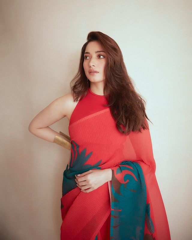 Beauty in red PAN India Actress  Stunning From Her Latest clicks.