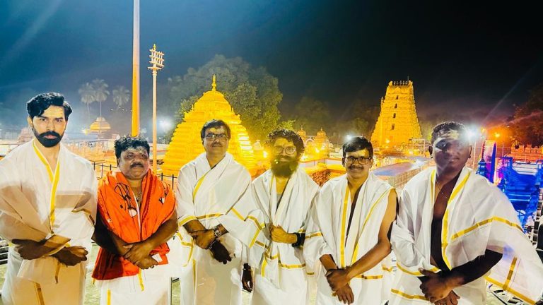 Team Dhamaka visited Srisailam Bramarambika Mallikarjuna Temple