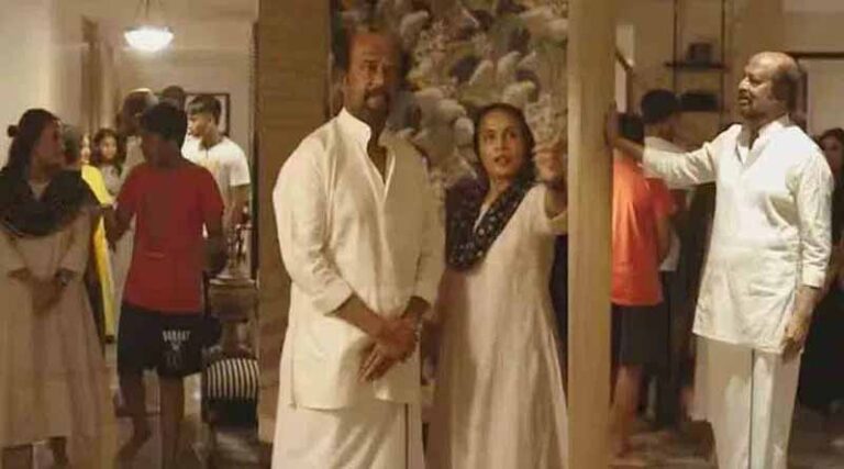 కూతురి కొత్త ఇంట్లోకి అడుగుపెట్టిన రజనీకాంత్