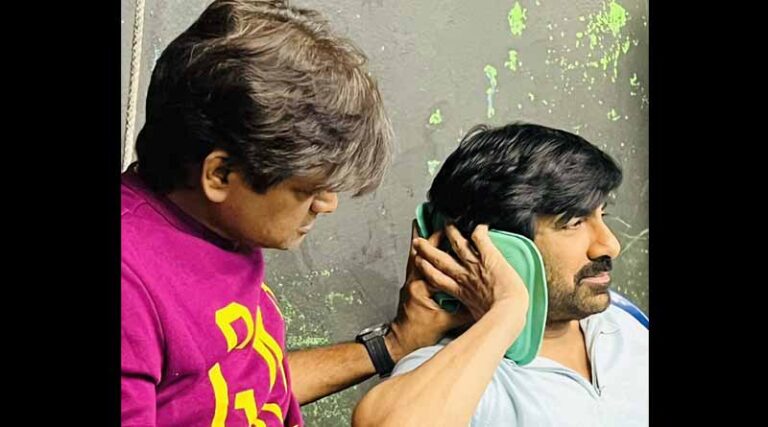 అంత నొప్పితో కూడా షూటింగ్ చేస్తున్న రవితేజ