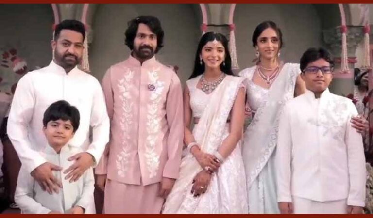ఘనంగా ఎన్టీఆర్‌ బావమరిది నార్నే నితిన్‌ ఎంగేజ్‌మెంట్‌
