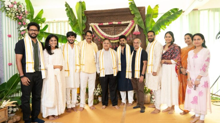 దుల్కర్ సల్మాన్ హీరోగా ‘ఆకాశంలో ఒక తార’ పూజా కార్యక్రమం ఘనంగా జరిగింది