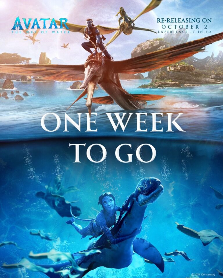 మరోసారి థియేటర్లలోకి రానున్న అవతార్: ది వే ఆఫ్ వాటర్